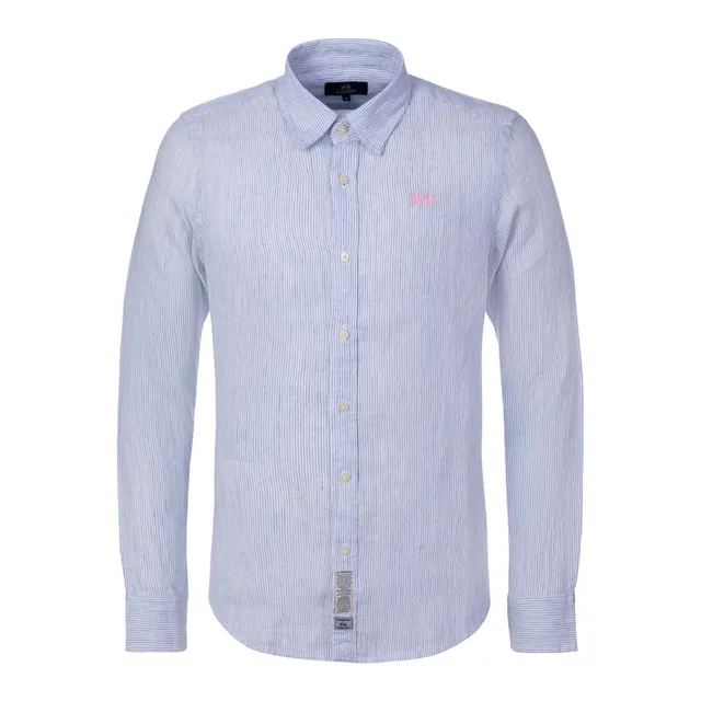 La Martina MCC013 TL340 camicia uomo lino