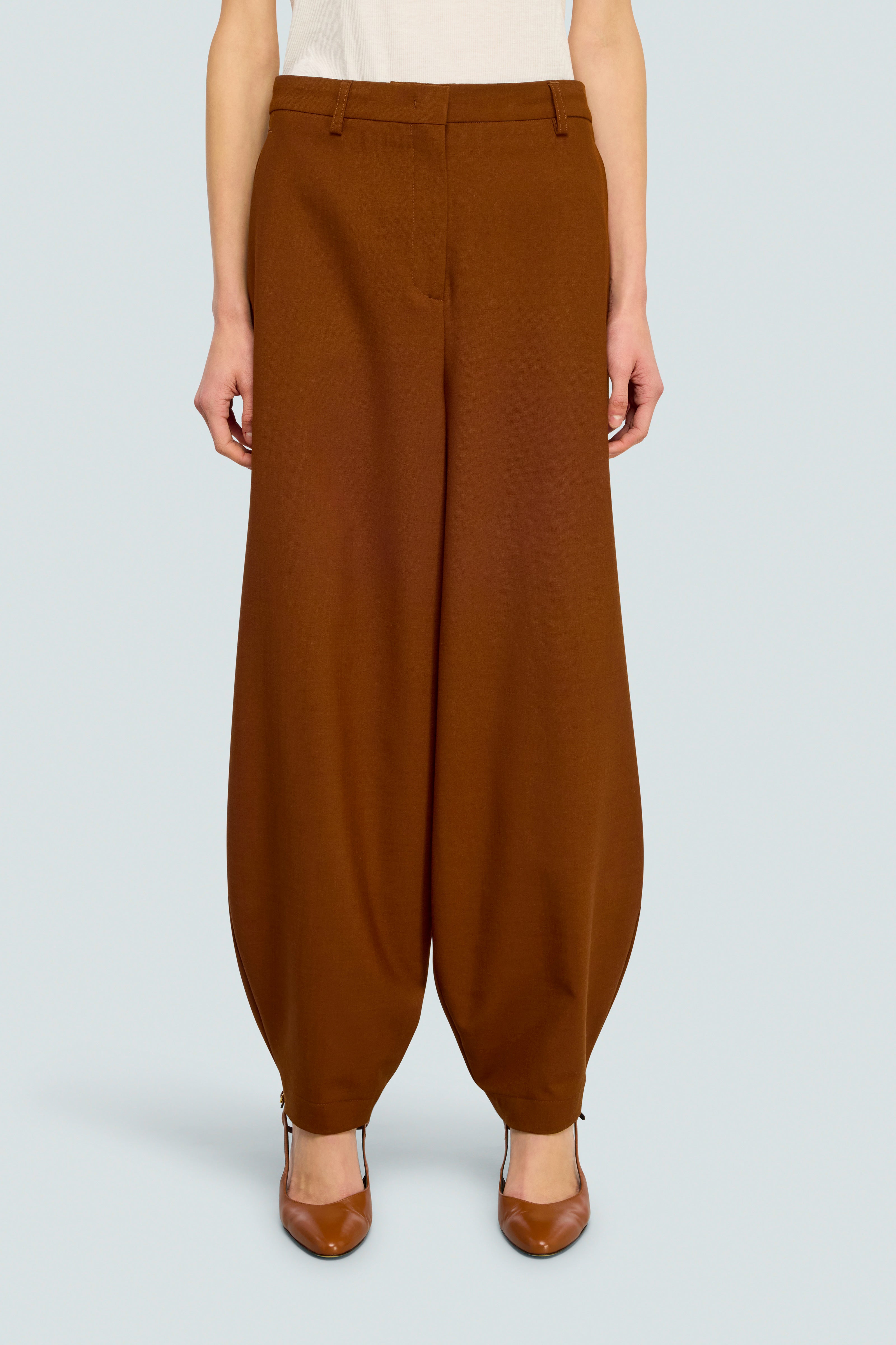 Semicouture Tessa pantalone fresco lana canyon