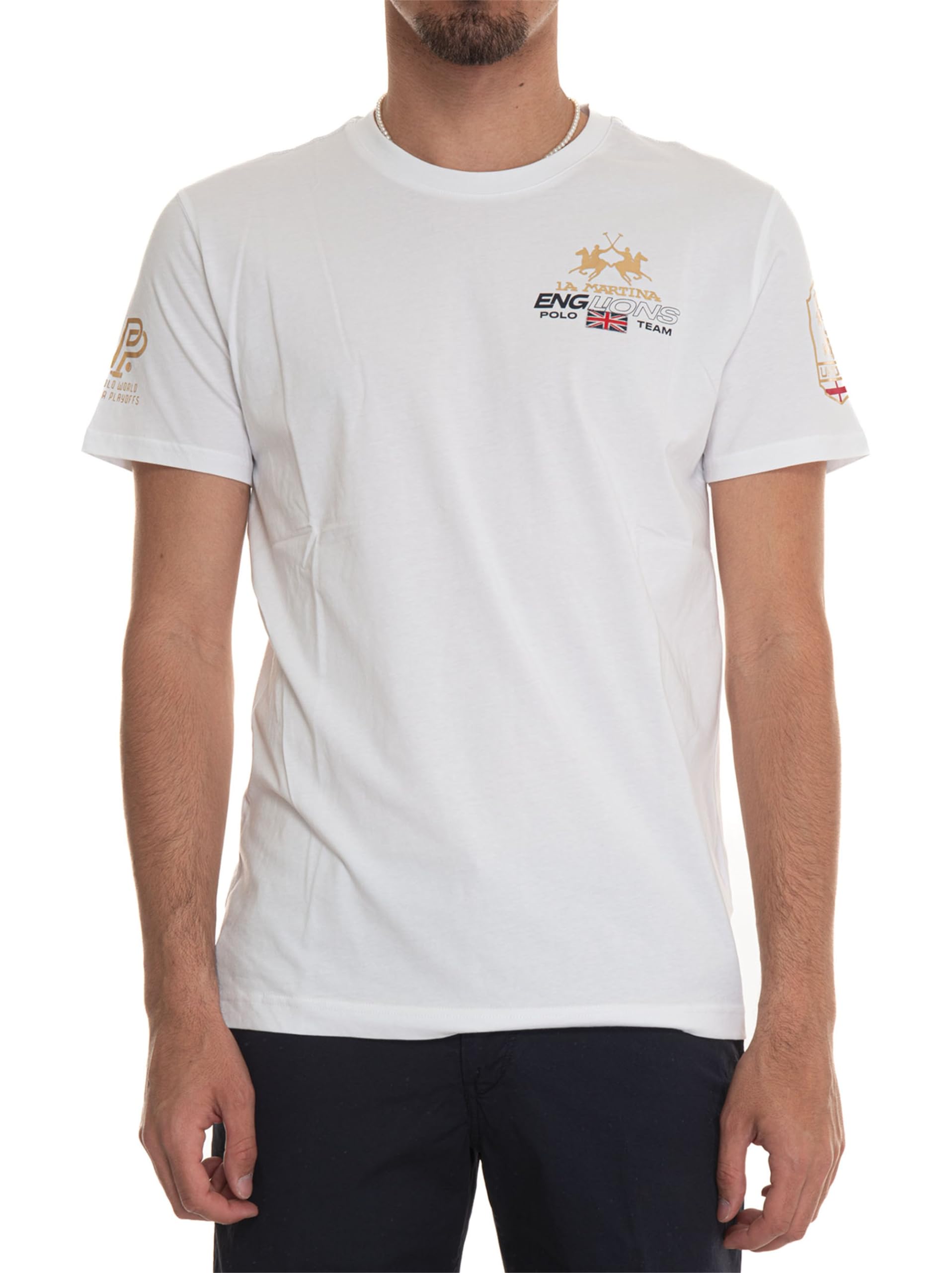 La Martina YMR306 JS206 T-Shirt Uomo Cotone Regular