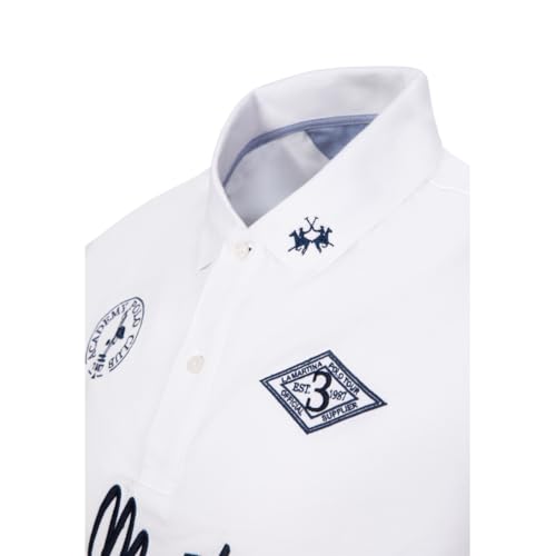 La Martina MCP301 polo uomo cotone logo
