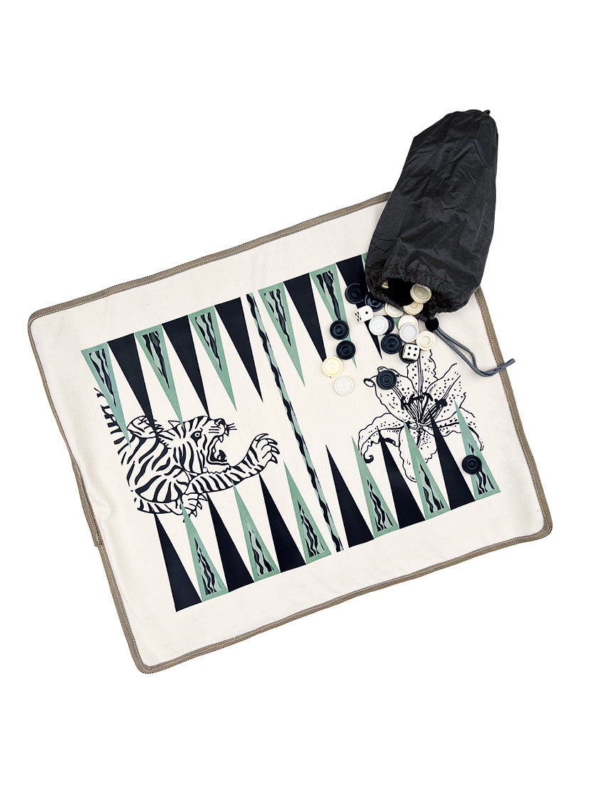 GiglioTigrato Travel Backgammon 10 gioco arrotolabile