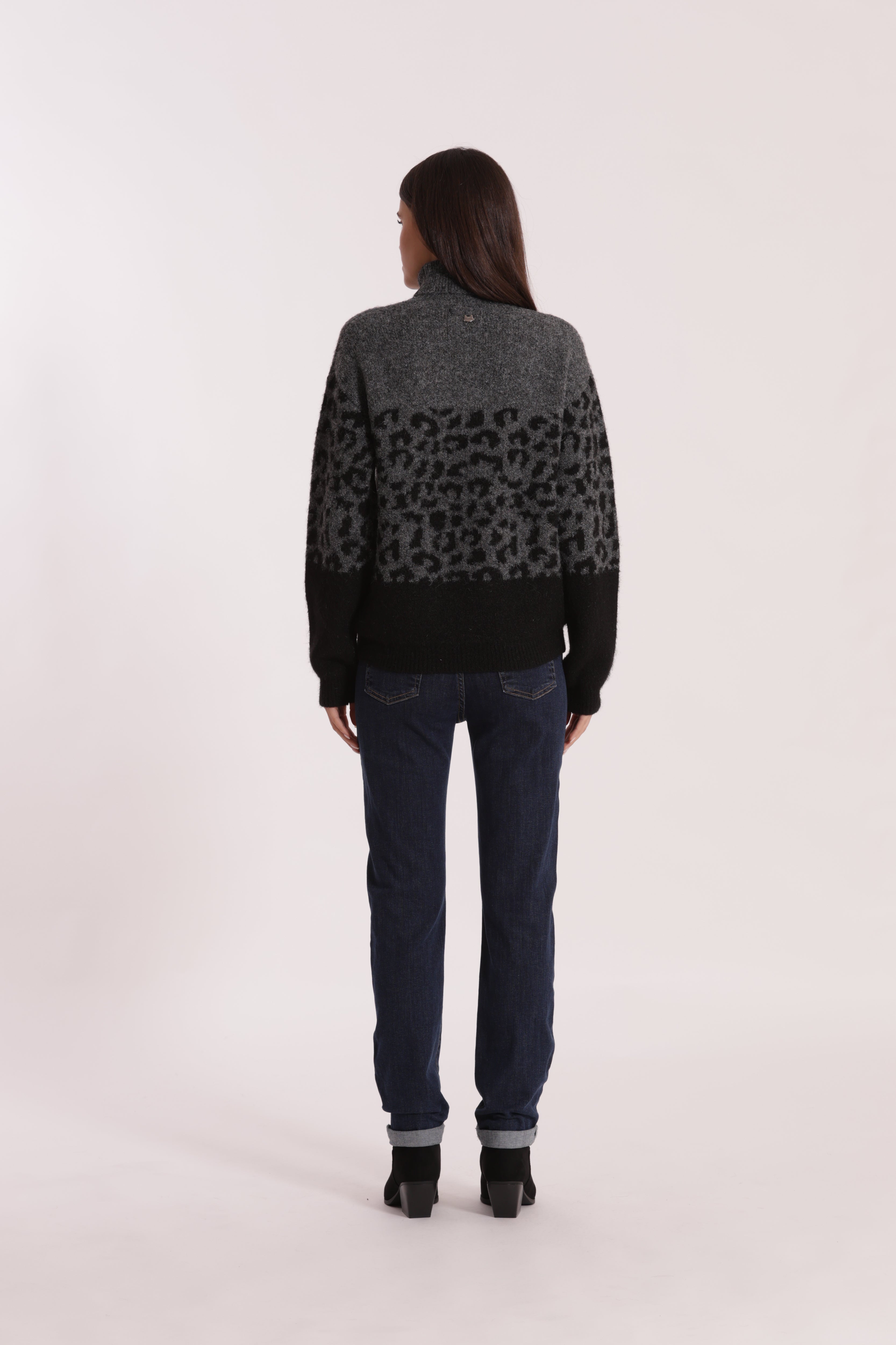 Mimi Mua Jeans Sigaretta jeans nero elasticizzato