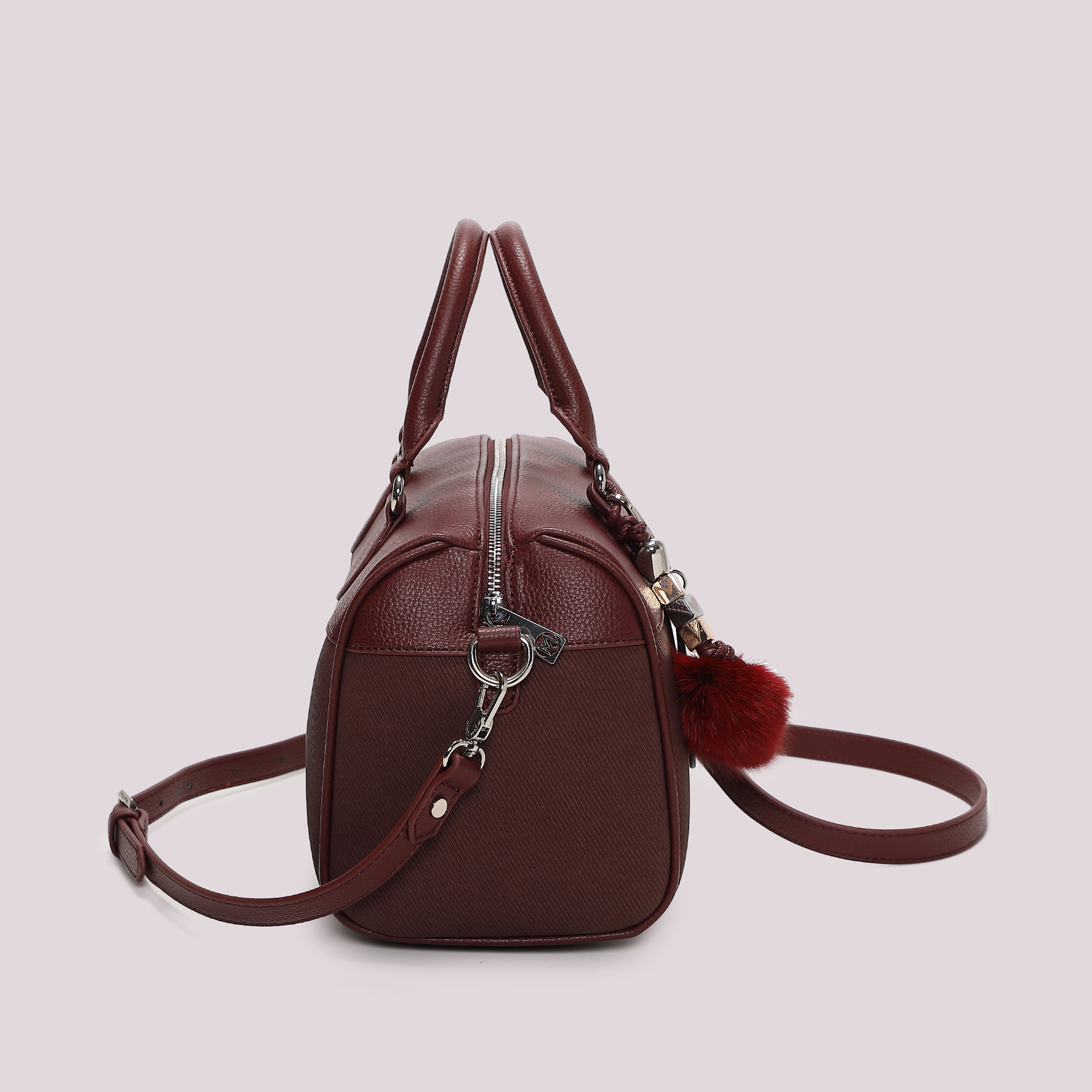 Mimi Mua borsa bauletto charm cuore nero
