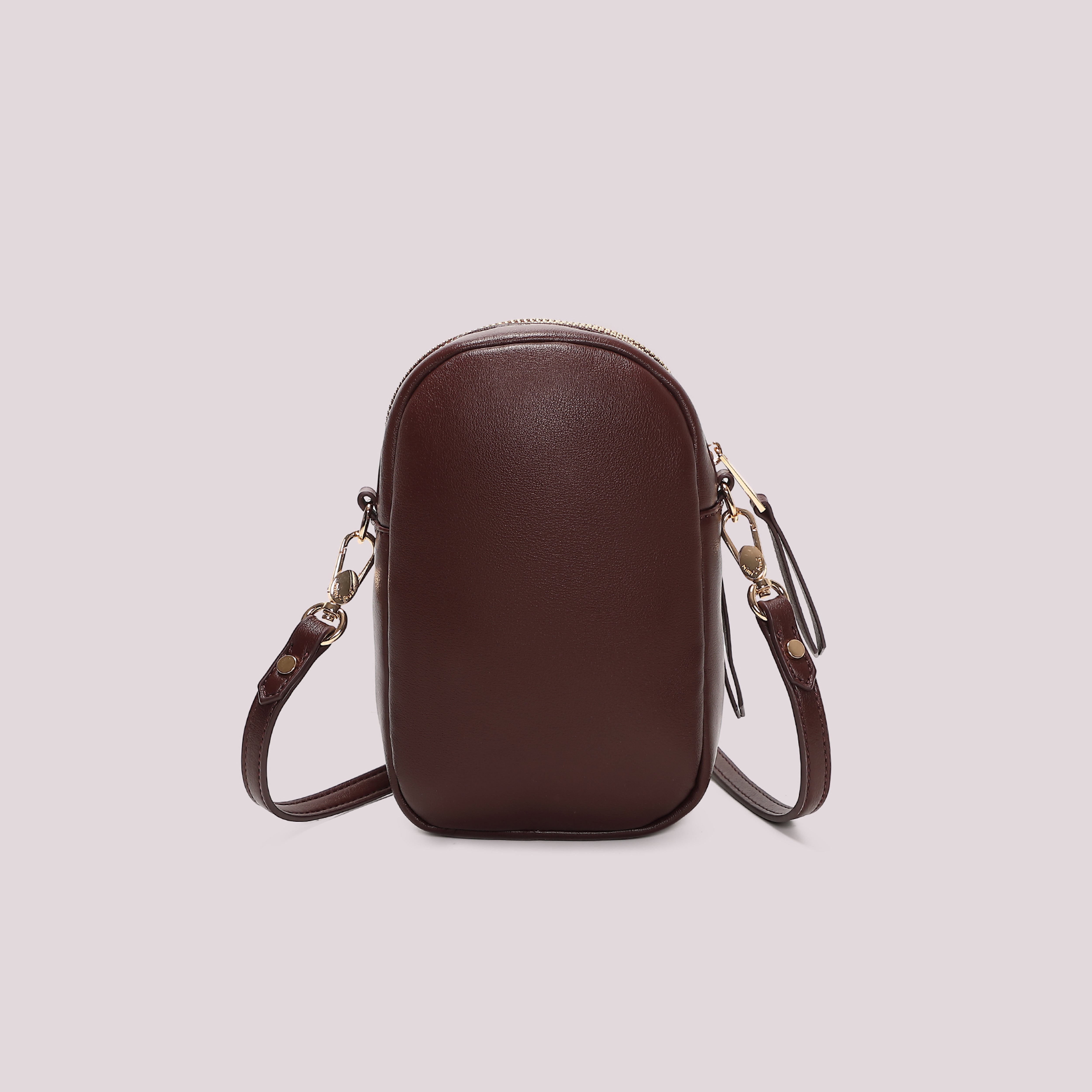 Mimi Mua porta cellulare tracolla trapuntato nero