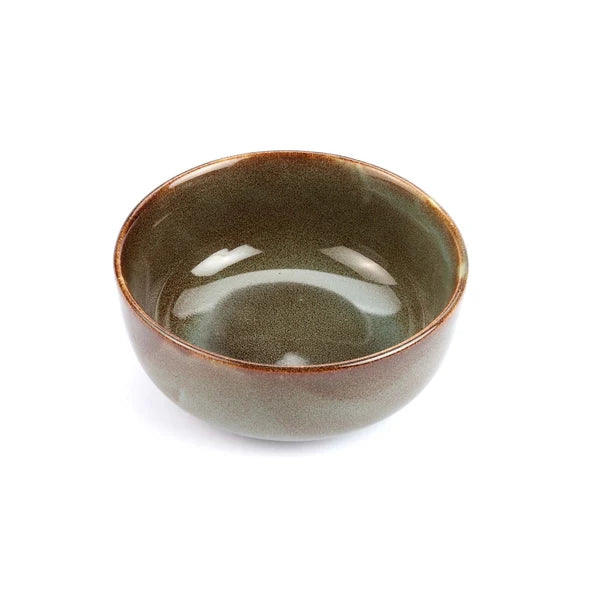 On Earth Cooperative Collection Ribbed terrina ceramica grigia 17,5 cm