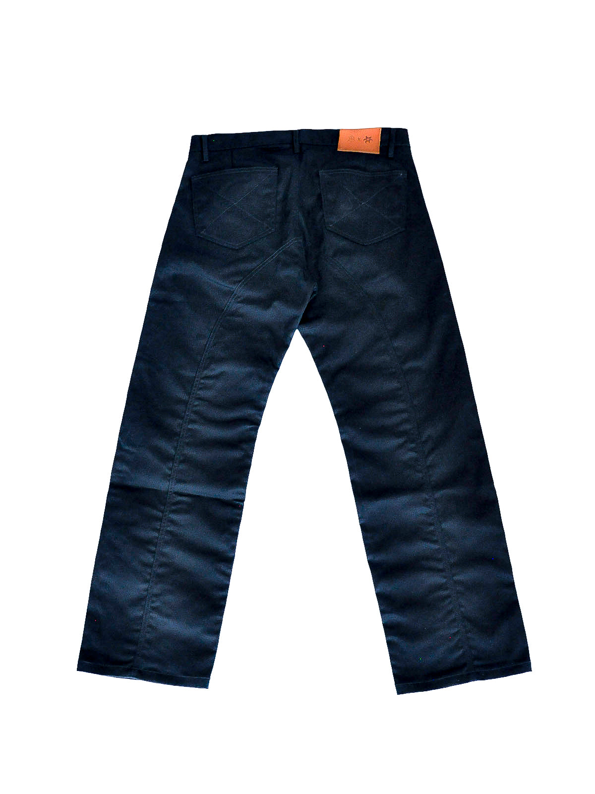 GiglioTigrato Diana Trousers pantaloni blu cotone upcycled