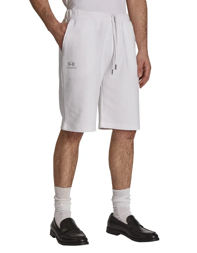 La Martina bermuda uomo cotone regular fit 3XL bianco