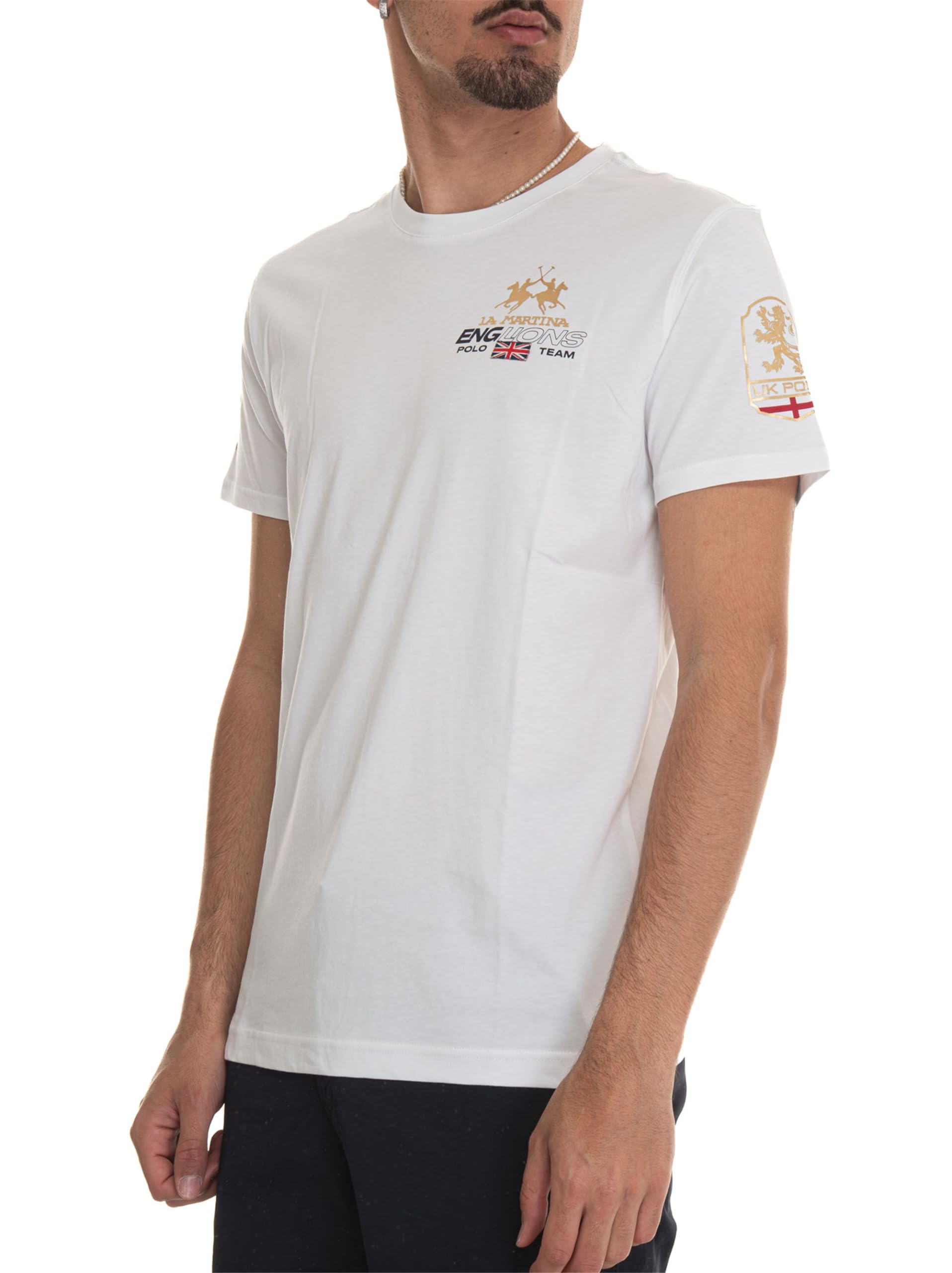 La Martina YMR306 JS206 T-Shirt Uomo Cotone Regular