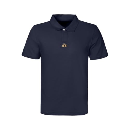 La Martina CCMP05 JS259 polo uomo blu navy