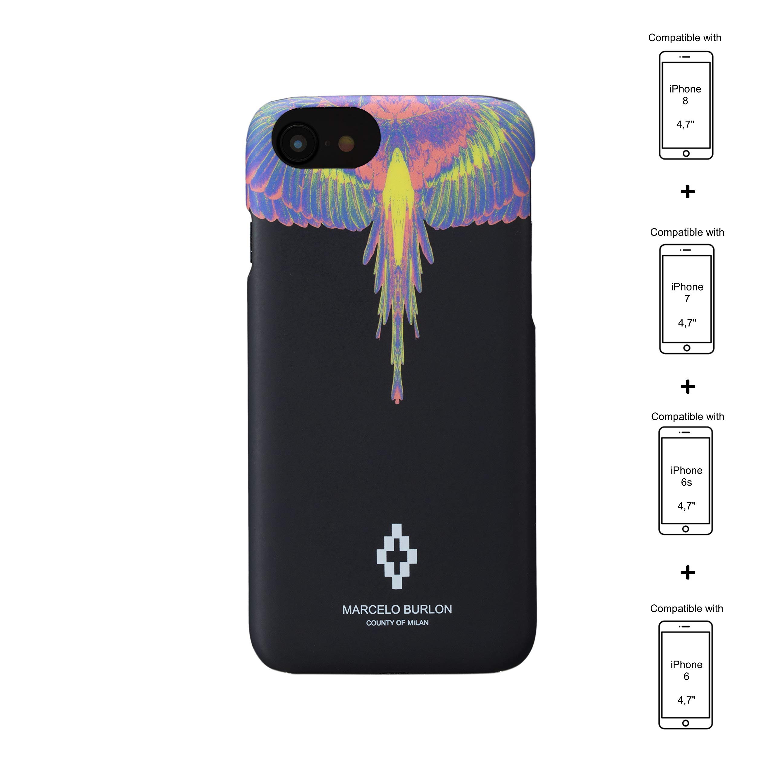 Marcelo Burlon County of Milan cover iPhone 6/7/8 soft-touch