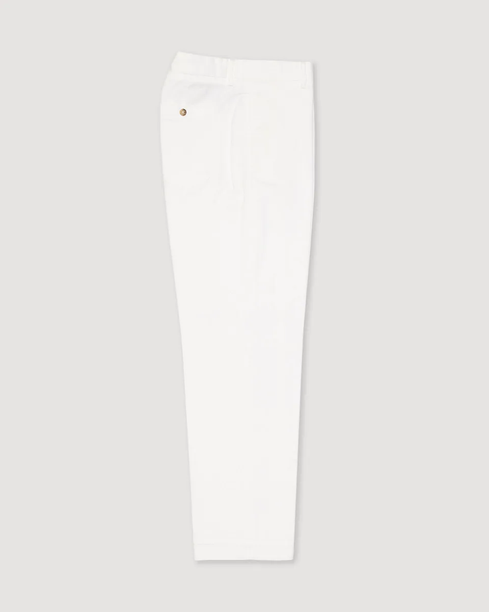 Altea Oscar pantalone chino bianco cotone stretch