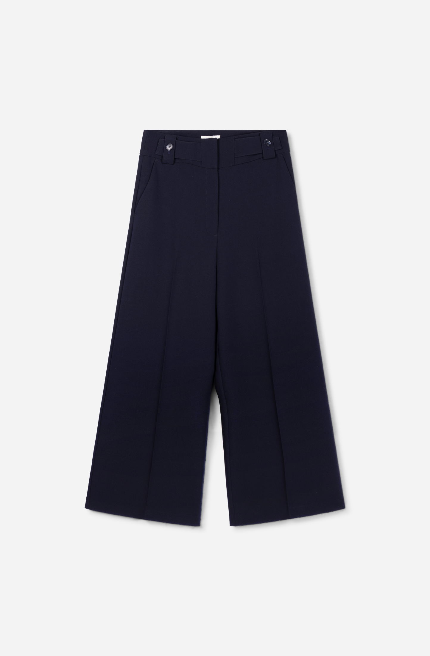 Aaiko Nore pantaloni larghi blu notte pieghe