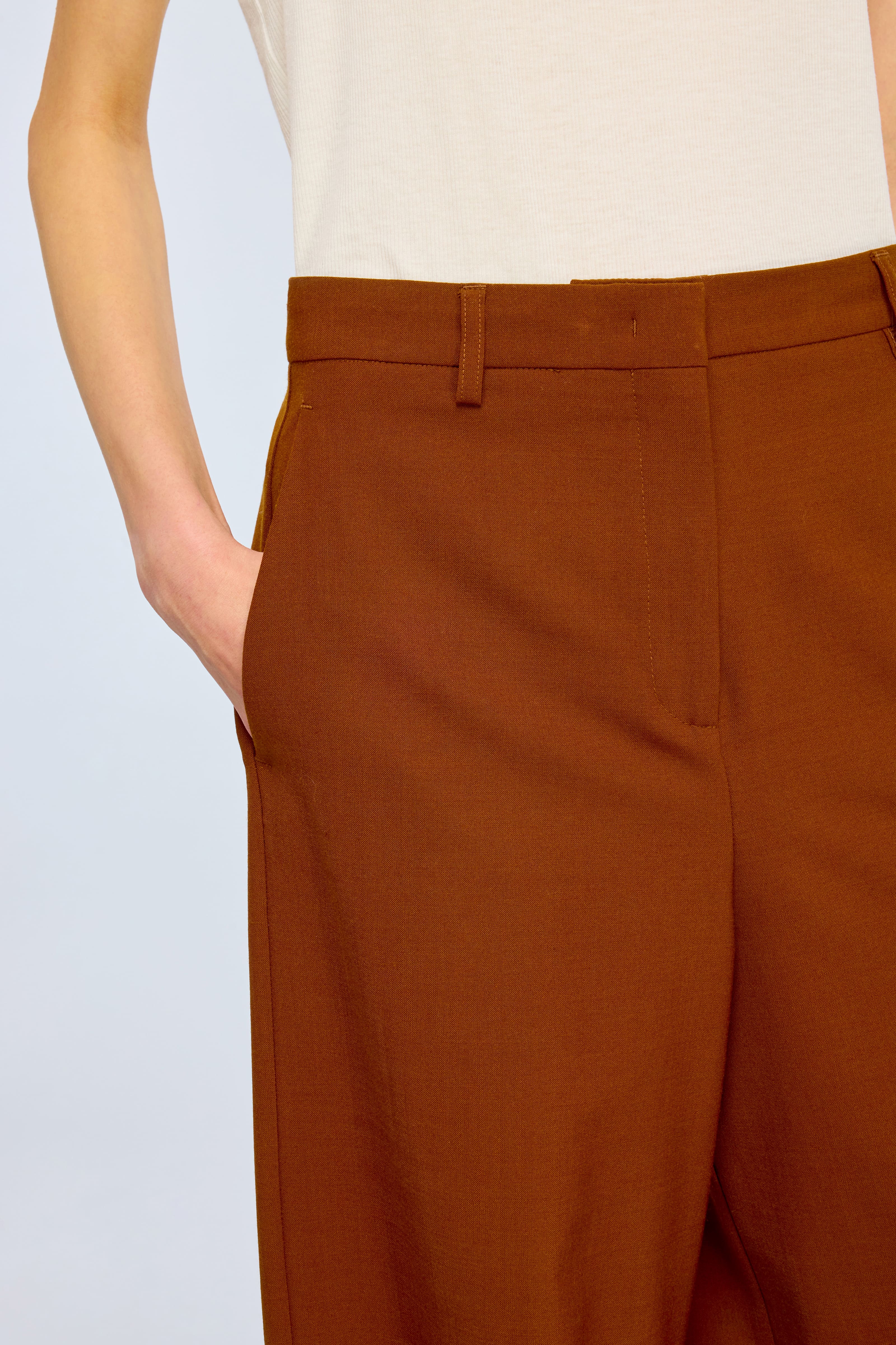Semicouture Tessa pantalone fresco lana canyon