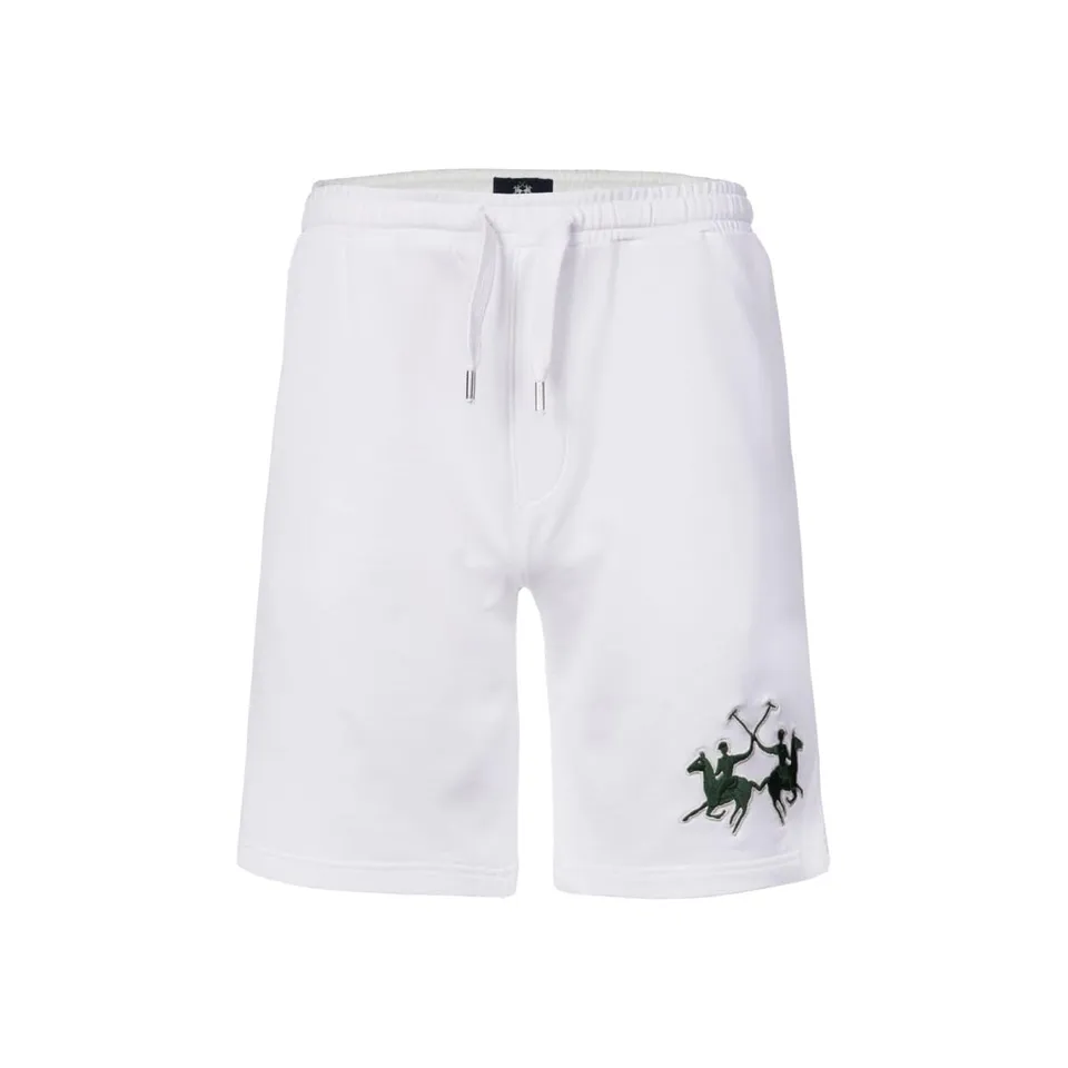 La Martina MCB003 bermuda uomo bianchi cotone