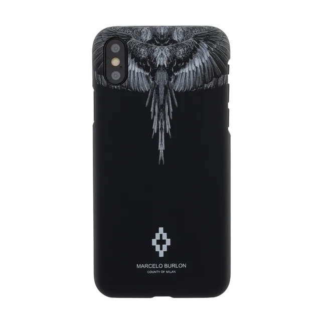 Marcelo Burlon County of Milan cover iPhone XS X vetro 9H
