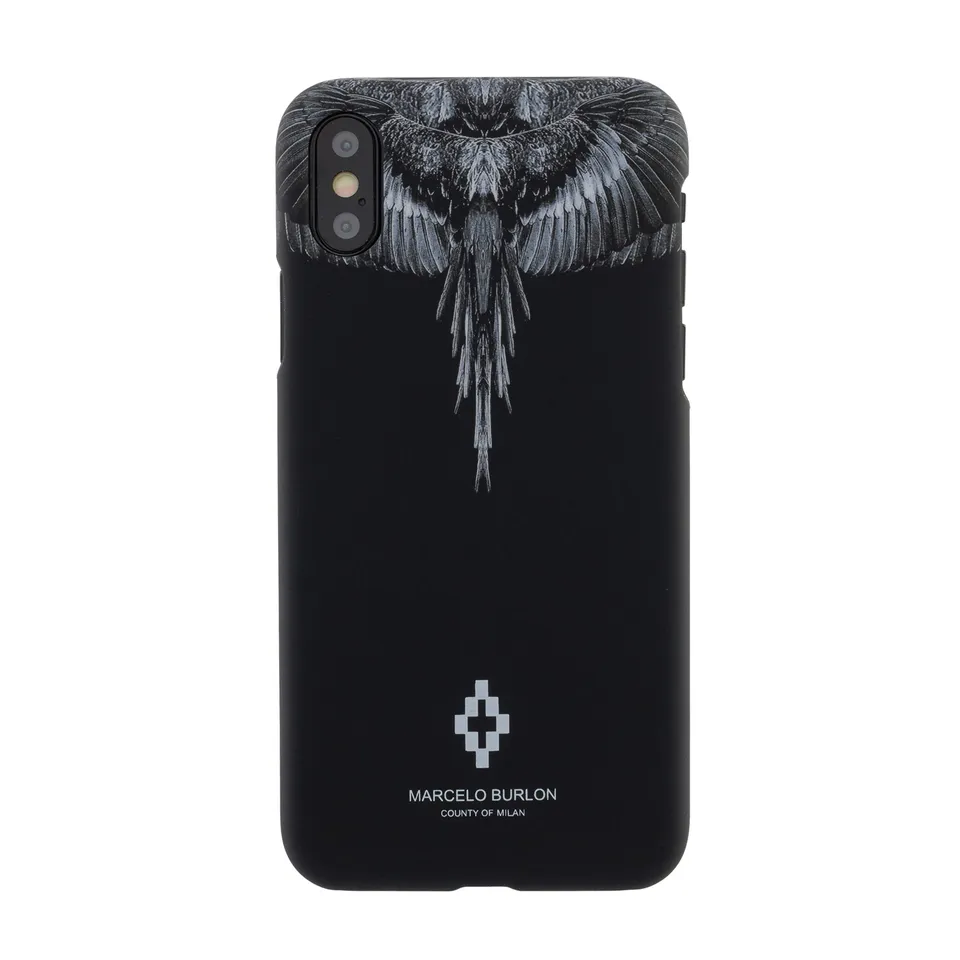 Marcelo Burlon County of Milan cover iPhone XS X vetro 9H