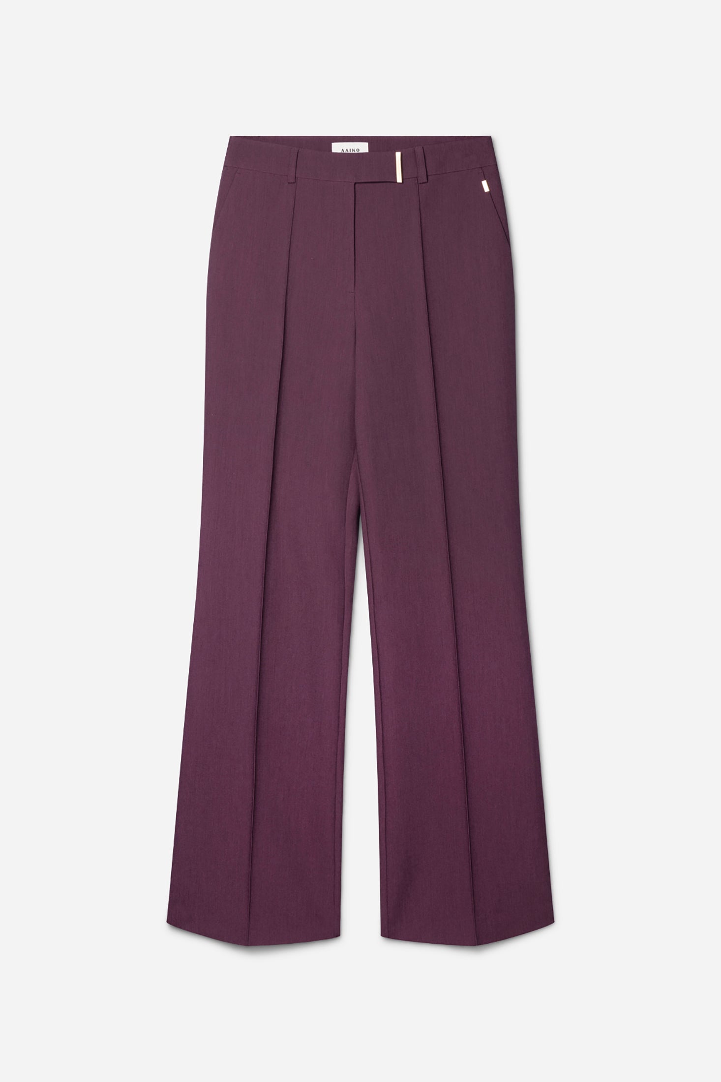 Aaiko Chantalle pantaloni fico svasati fluidi