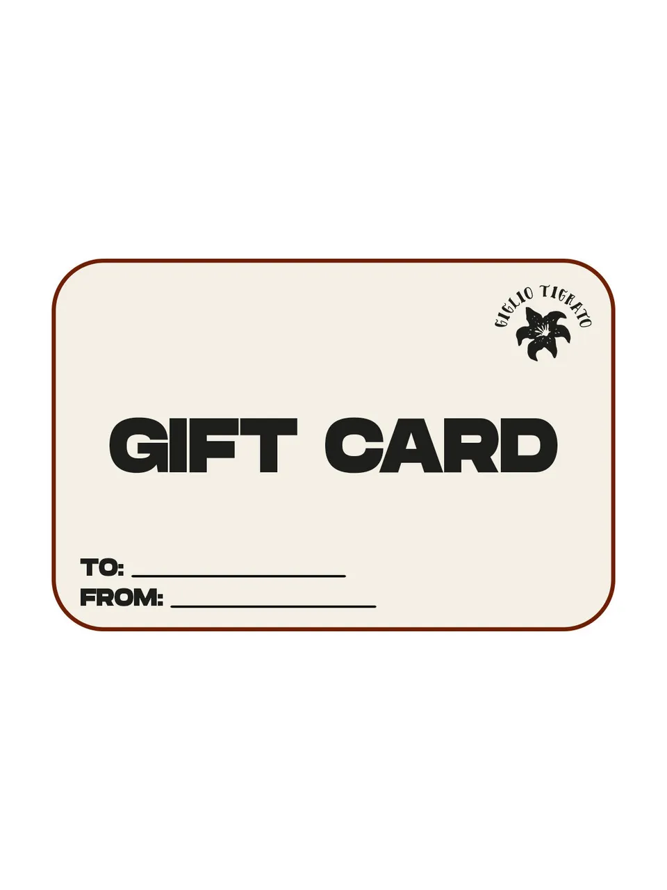 GiglioTigrato Gift Card carta regalo 50 euro online