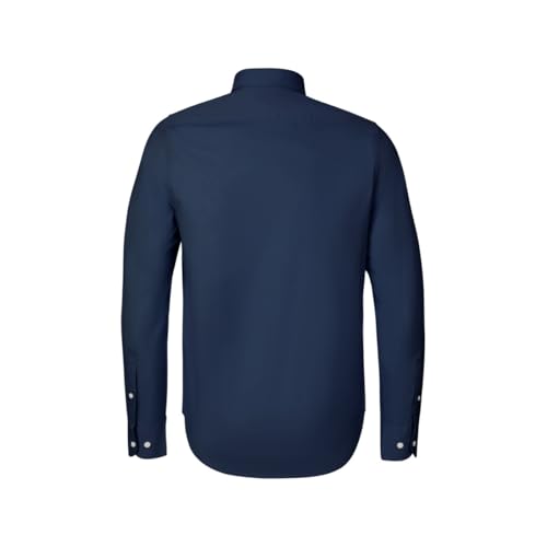 La Martina MCC002 camicia uomo XL blu scuro cotone