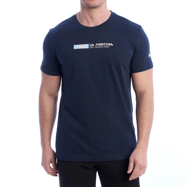 La Martina YMR314-JS206 t-shirt uomo blu marina XL