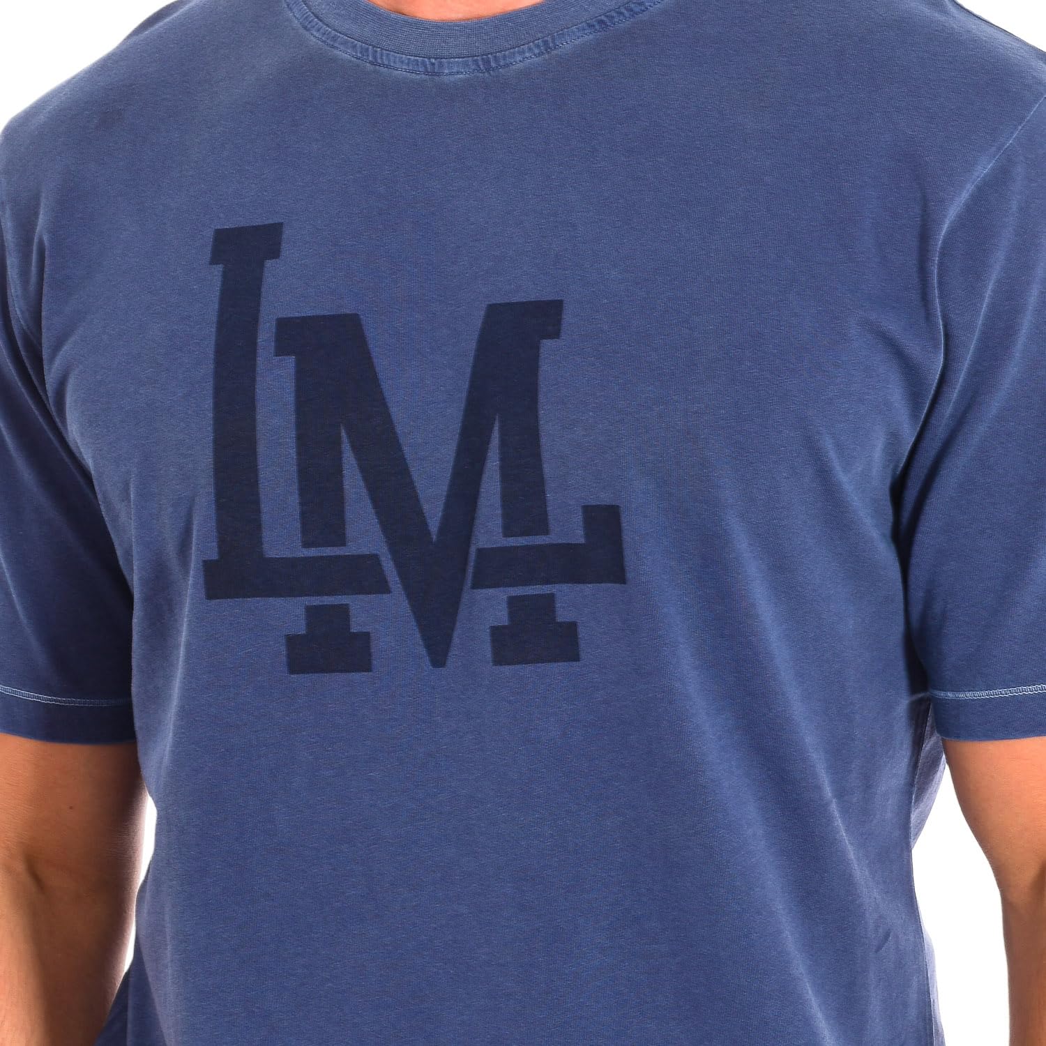 La Martina TMR320-JS330 t-shirt uomo blu marino
