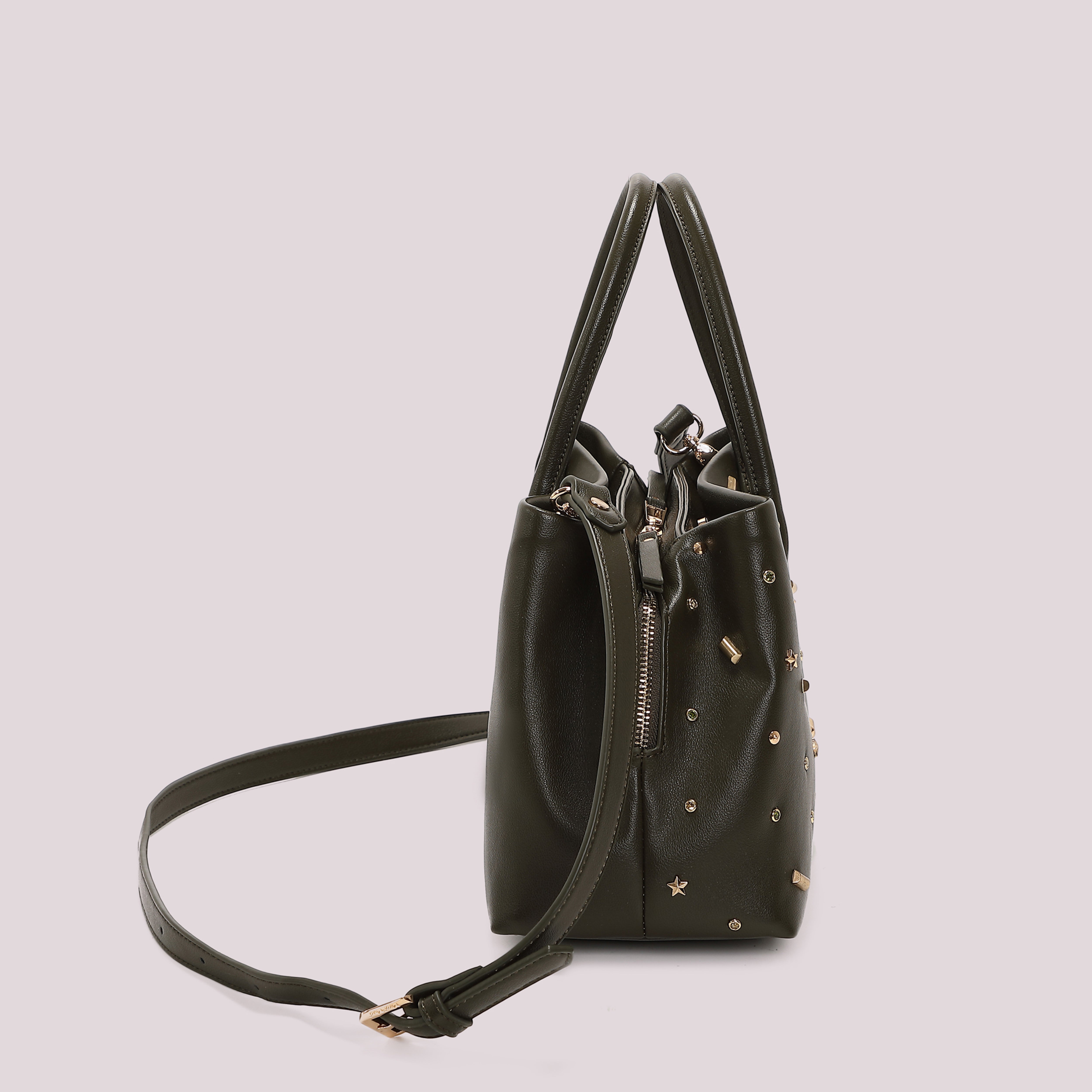 Mimi Mua Shopper Applicazioni Colorate Nero 30 cm