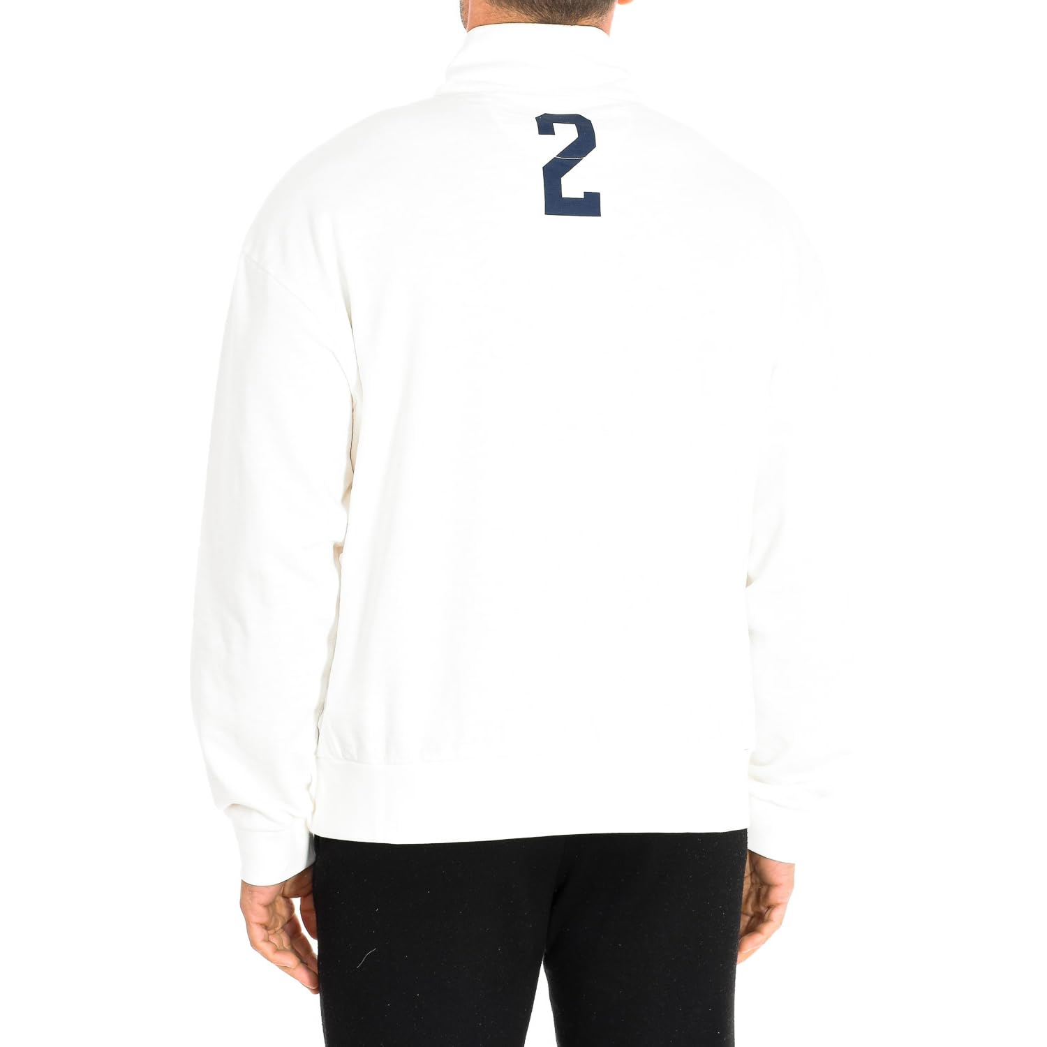 La Martina TMF600-FP220 felpa uomo zip taglia L calda
