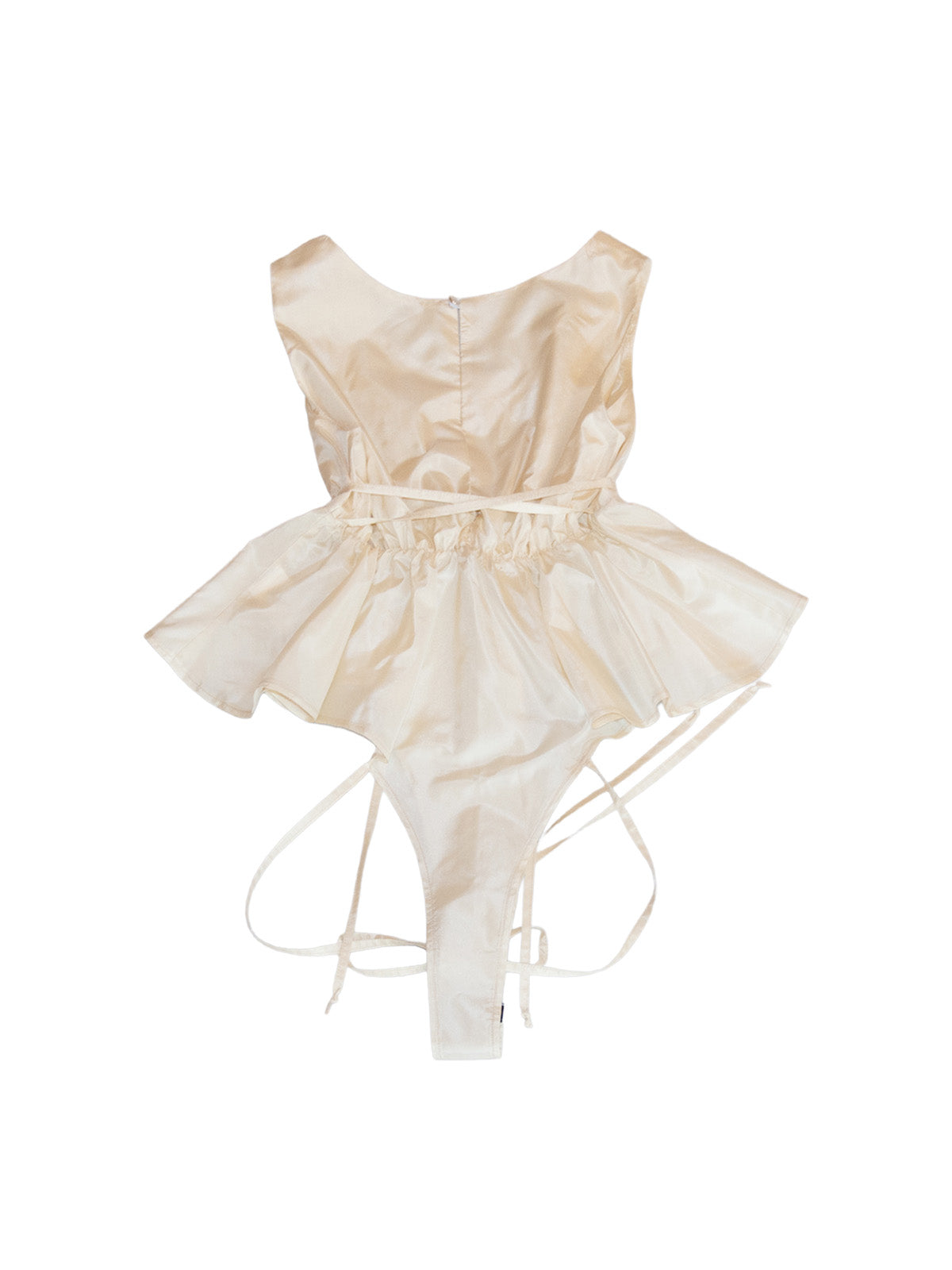 GiglioTigrato Carlota Top body seta crema taffetà