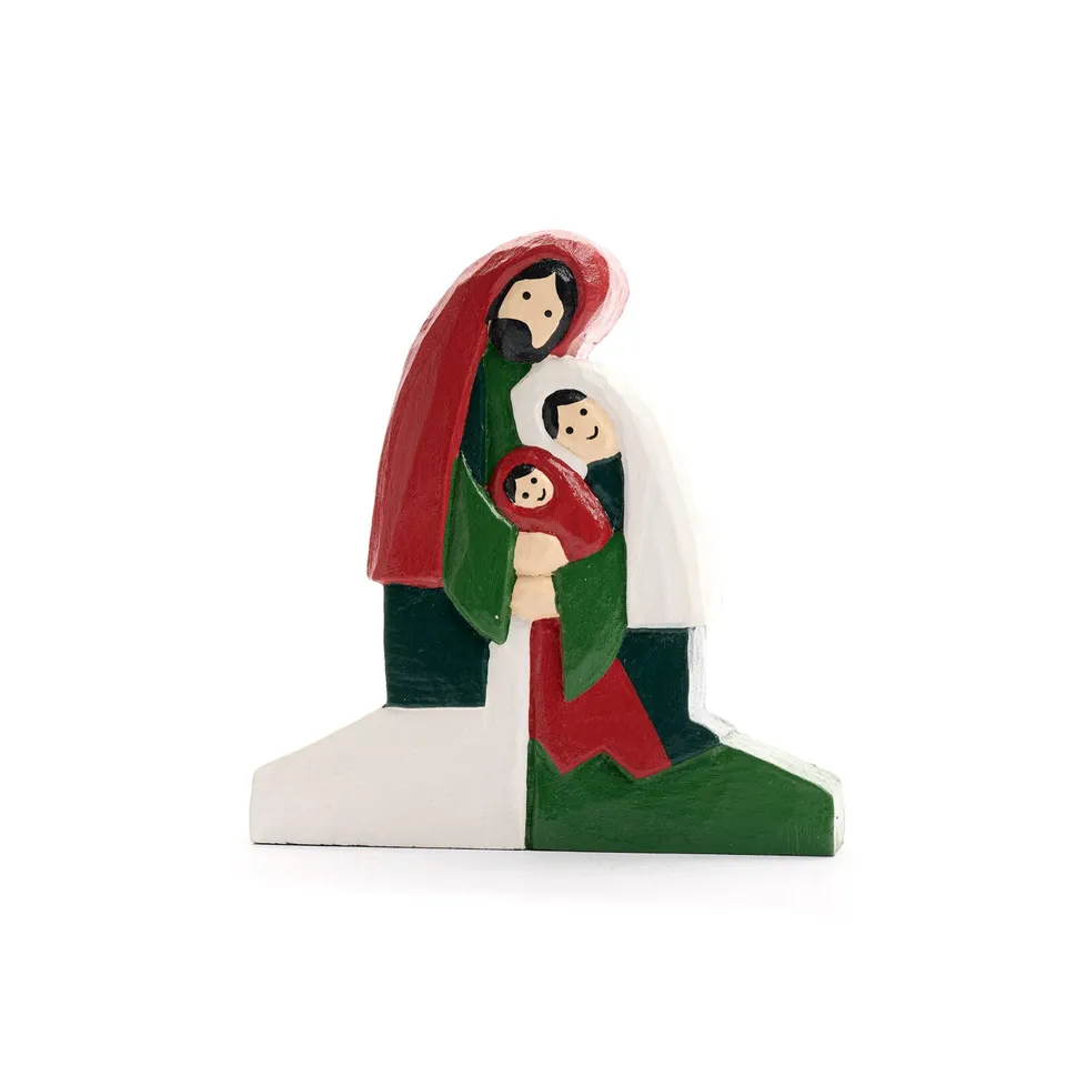 On Earth Cooperative Collection Dekat presepe legno multicolore 12 cm