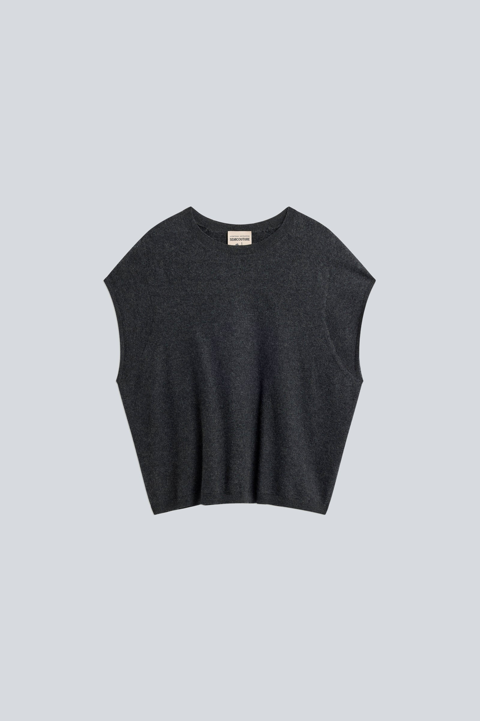 Semicouture Beth Maglia Lana Manica Corta