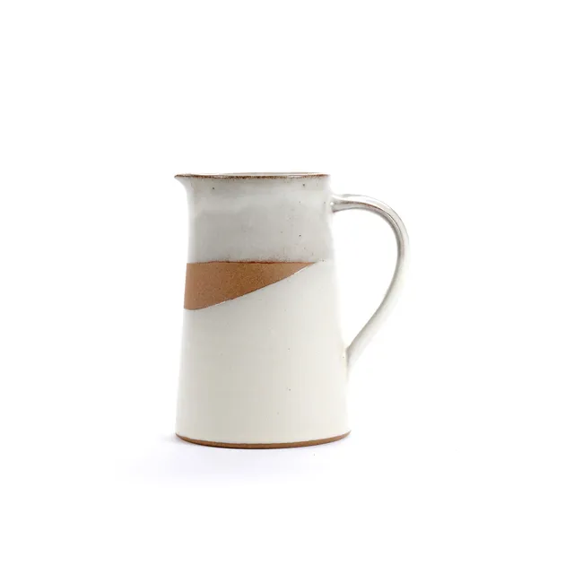 On Earth Cooperative Collection Voile caraffa gres bianca 15 cm