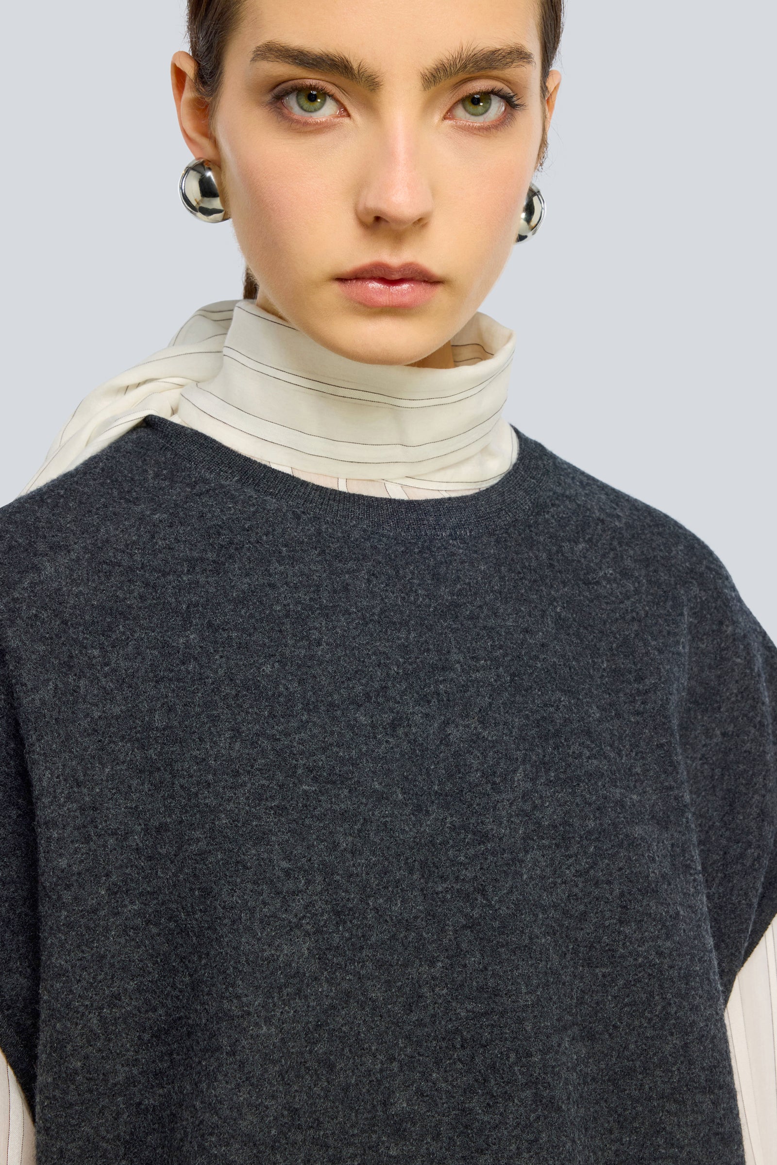 Semicouture Beth Maglia Lana Manica Corta