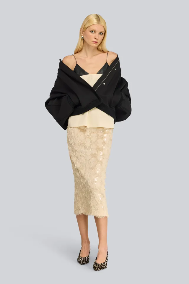 Semicouture Bindy Gonna Paillettes Midi Regular