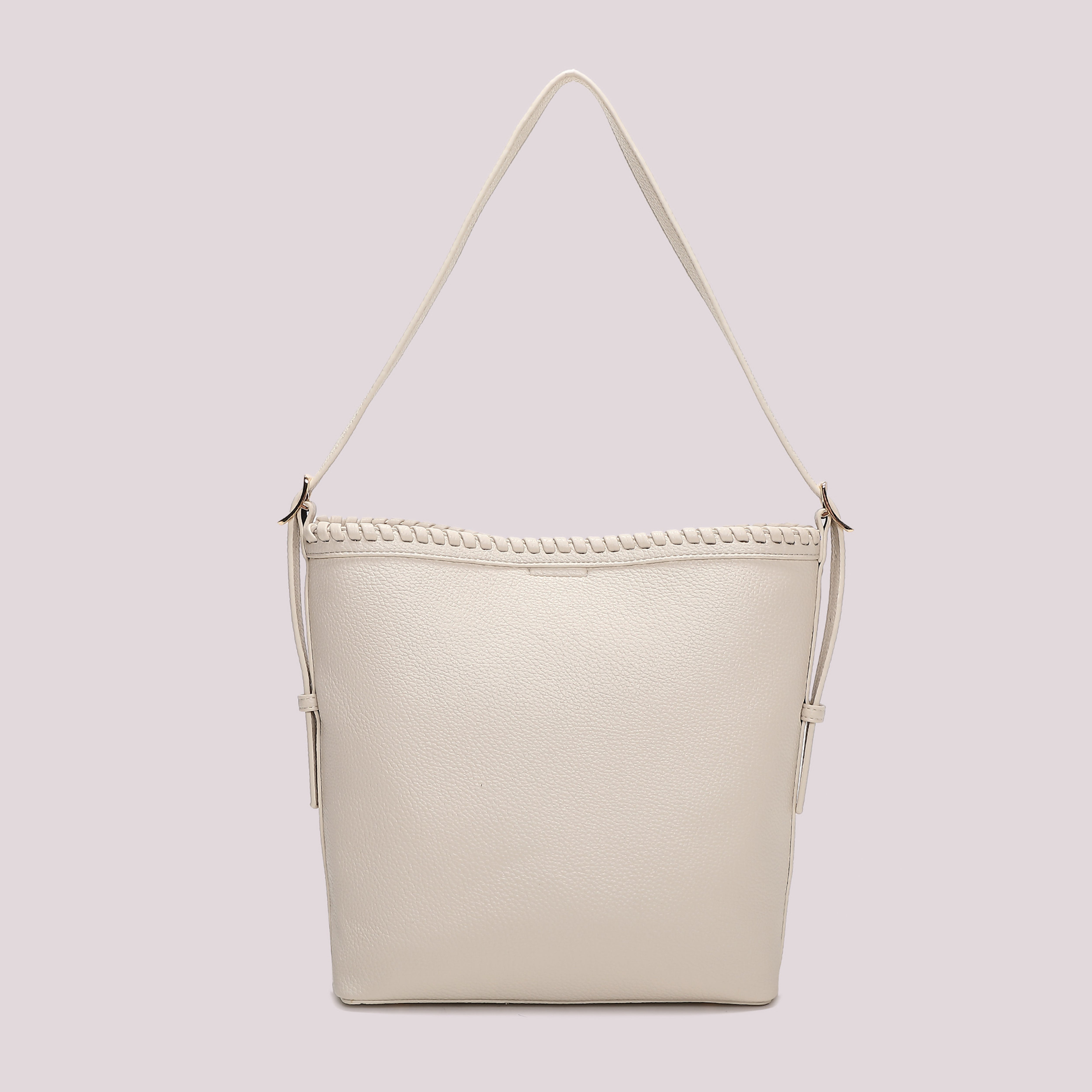 Mimi Mua Borsa Secchiello Bordo Intrecciato Nero