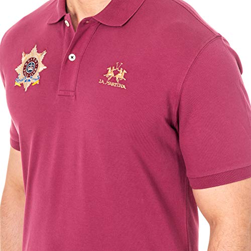 La Martina 2MPT42 polo uomo manica corta collo revers