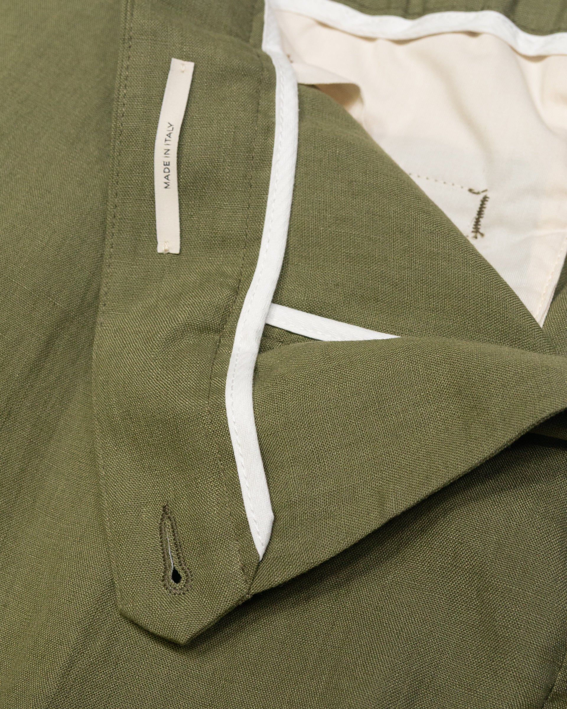 Altea Ronny pantalone chino lino verde salvia