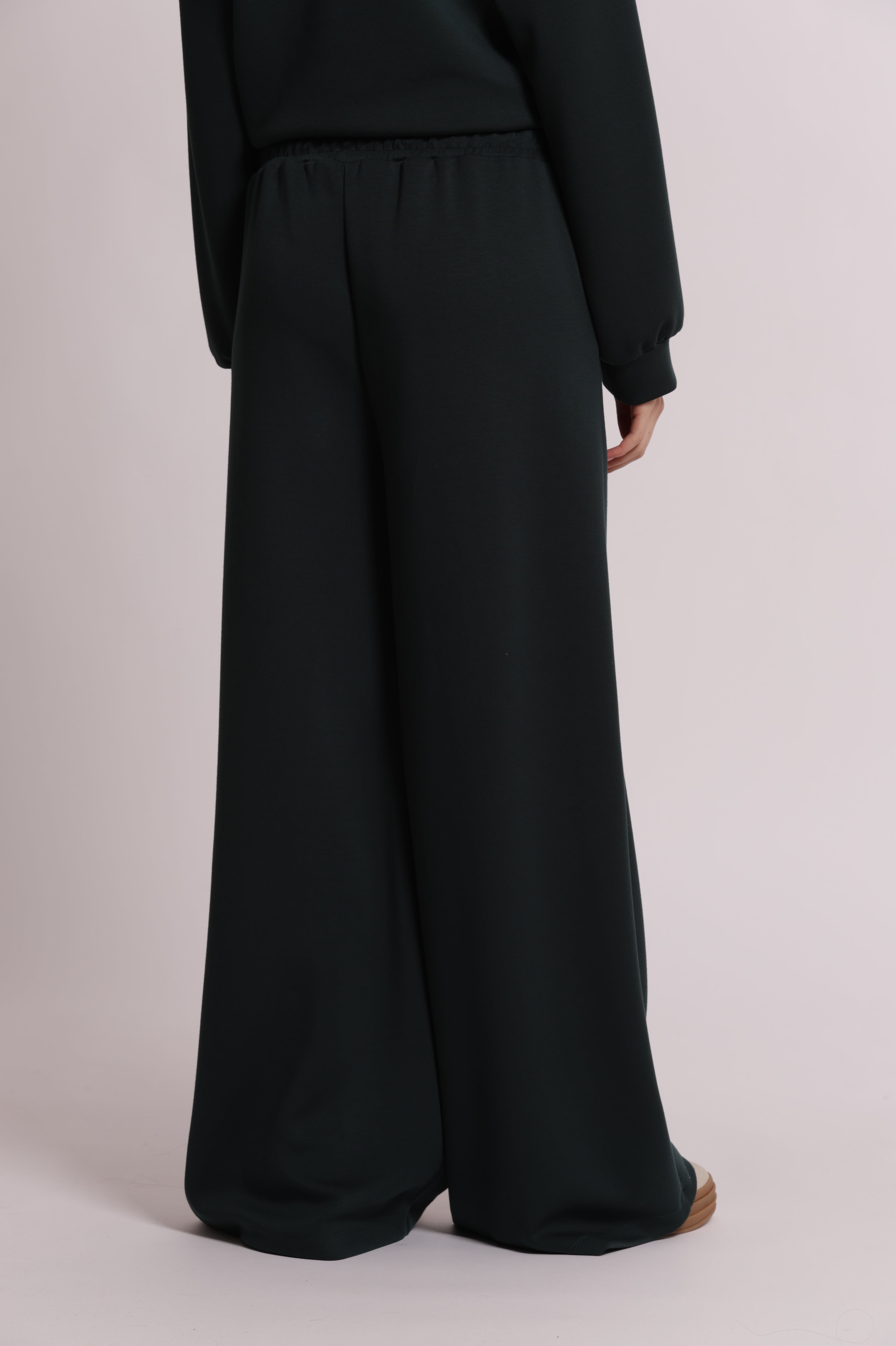 Mimi Mua Pantalone Felpa Palazzo pantaloni verde till