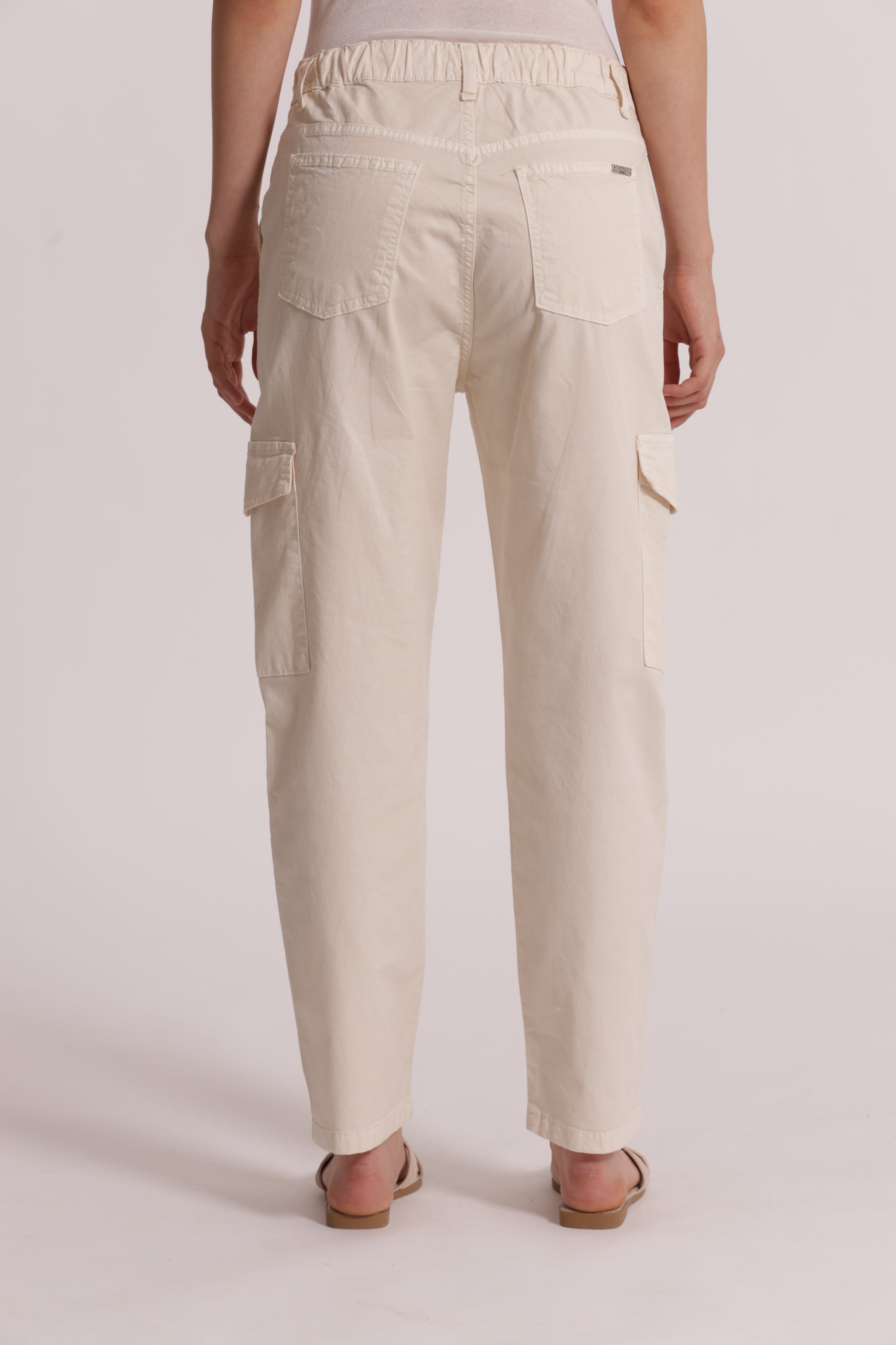Mimi Mua pantalone tasconi bengalina burro