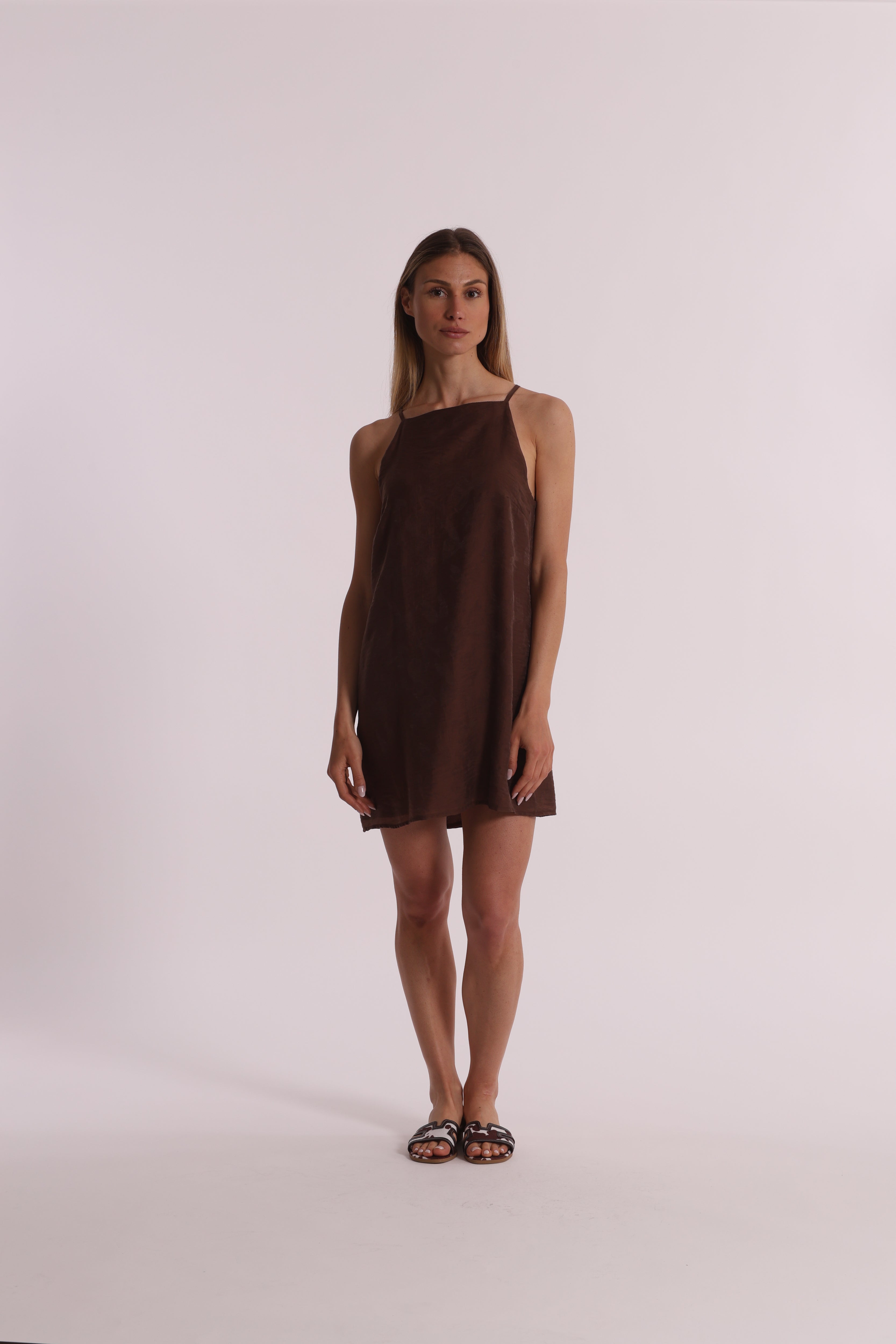 Mimi Mua Abito Corto Jacquard Rosa Raffinato