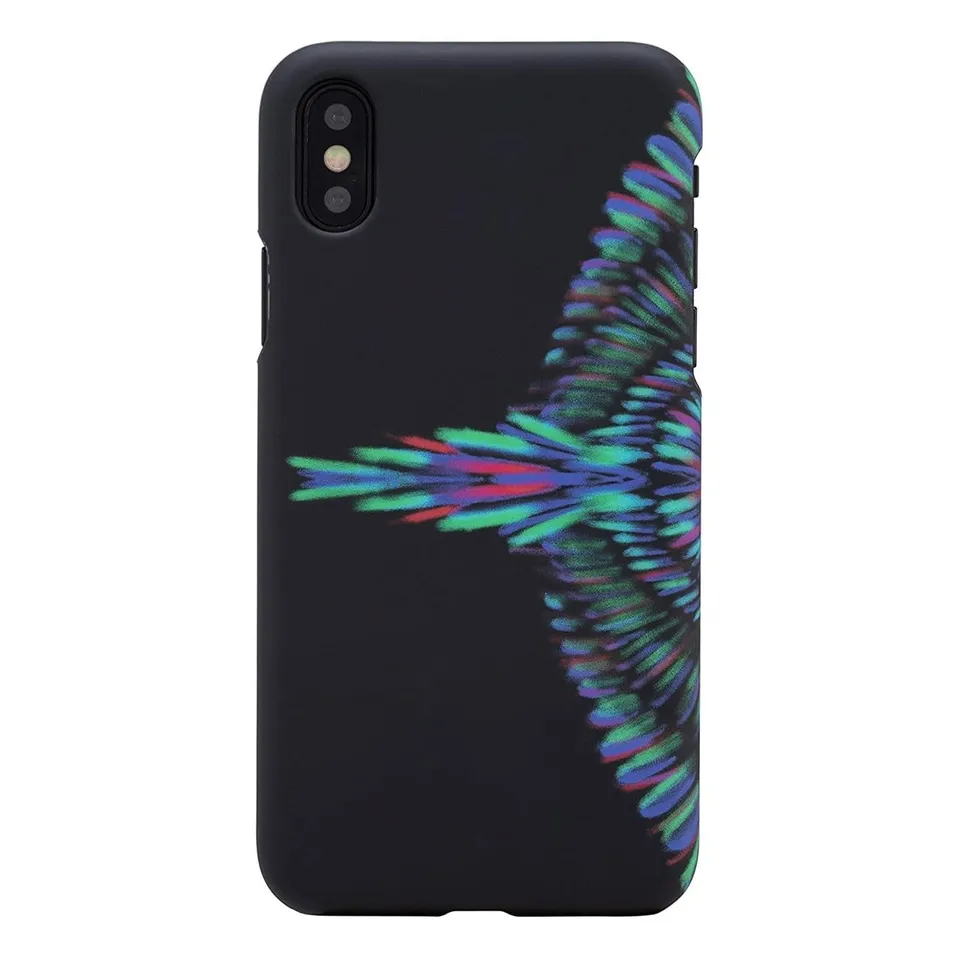 Marcelo Burlon County of Milan iPhone XS/X cover rigida antiurto vetro