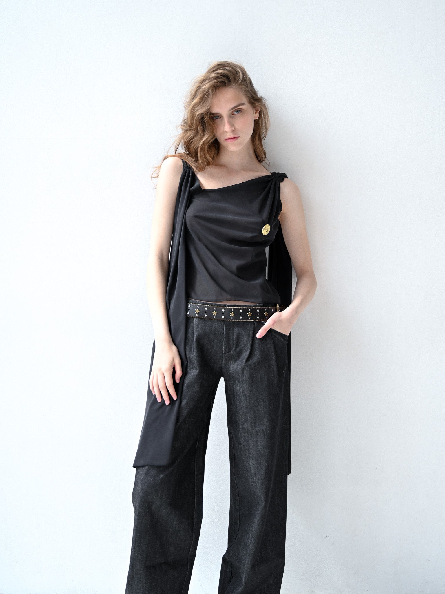 Giglio Tigrato Mica IV pantaloni denim elastico S