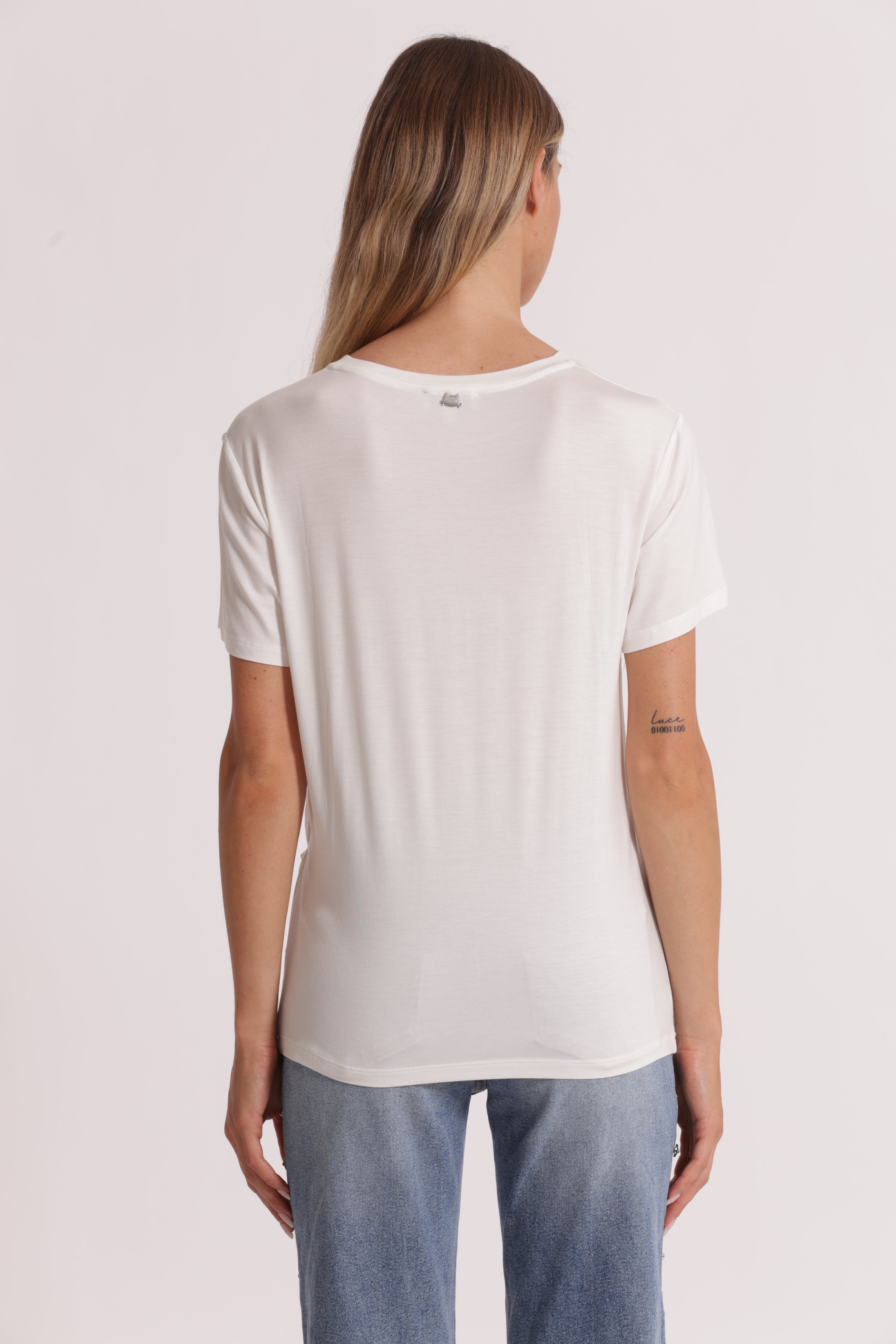 Mimi Mua T-Shirt Arriccio Laterale maglietta viscosa