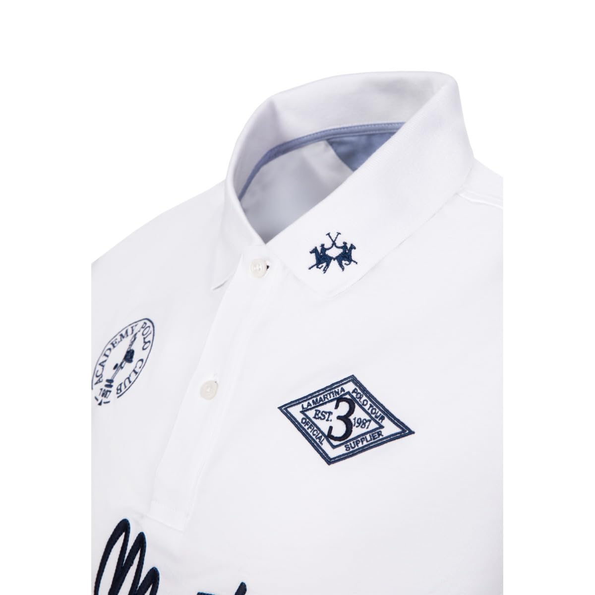 La Martina MCP301 polo uomo cotone logo