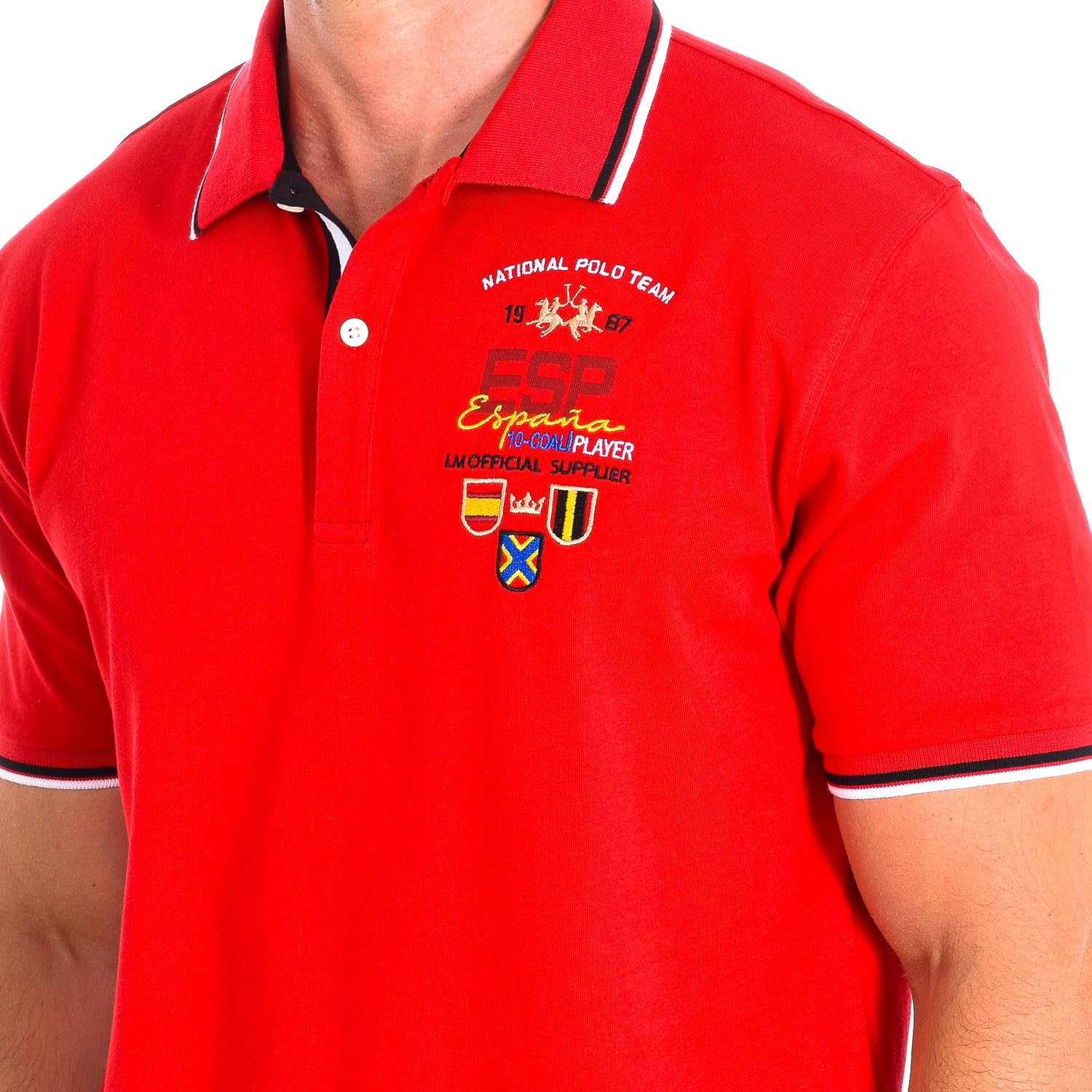 La Martina TMP312-JS303 polo manica corta uomo classica