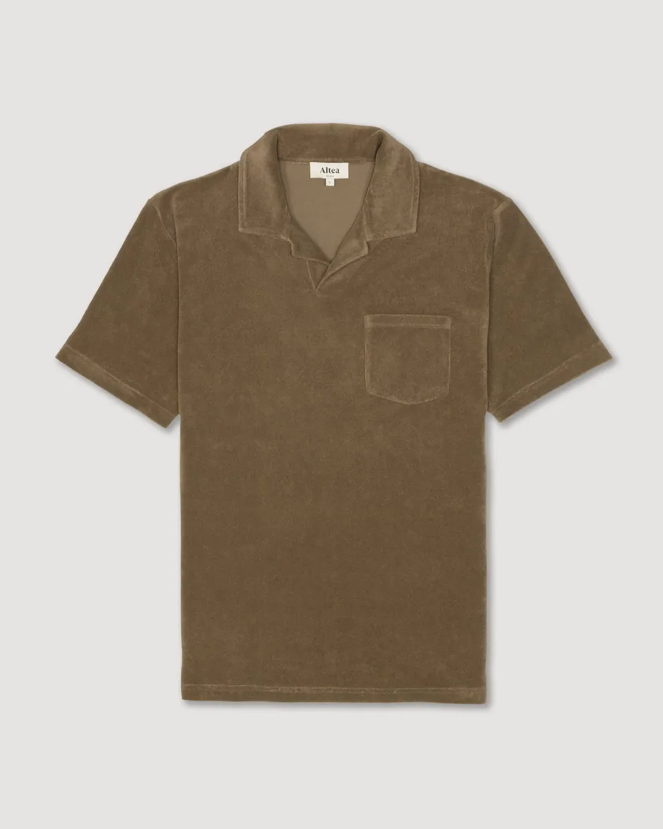 Altea Alicudi polo spugna cotone army
