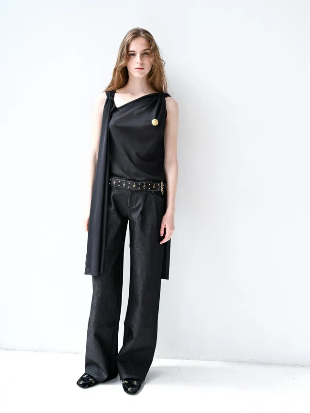 Giglio Tigrato Mica IV pantaloni denim elastico S