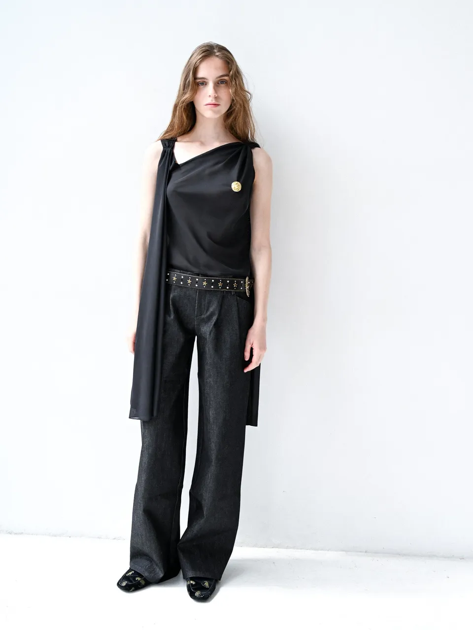 Giglio Tigrato Mica IV pantaloni denim elastico S