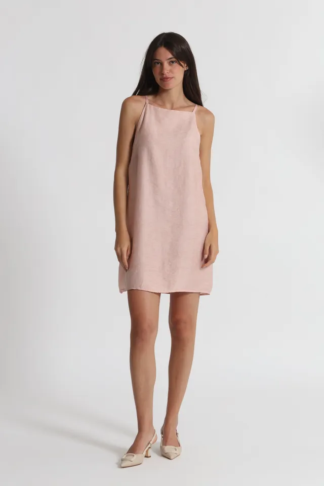 Mimi Mua Abito Corto Jacquard Rosa Raffinato