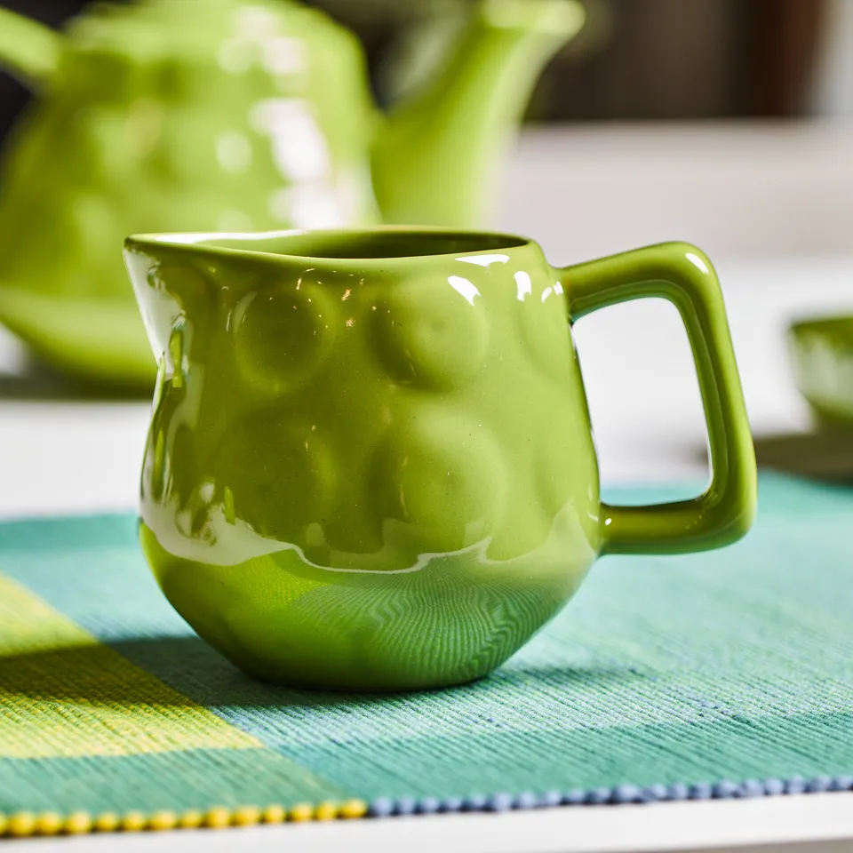 On Earth Echini bricco verde dia 9 cm ceramica