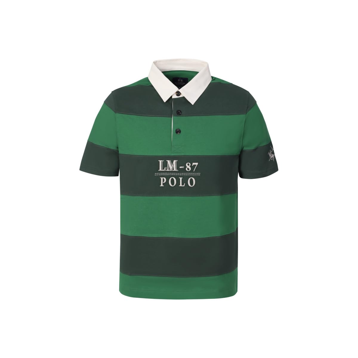 La Martina MCP015 polo uomo L a righe cotone